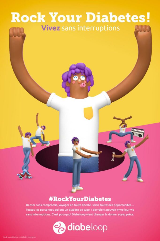 diabeloop-affiche-mylene-piquereau-campagne-social-media